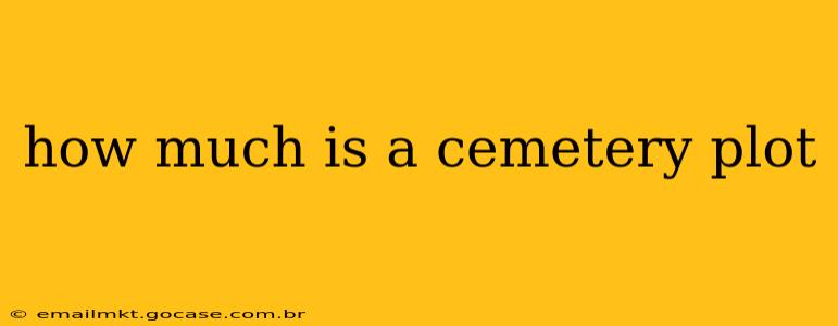 how much is a cemetery plot