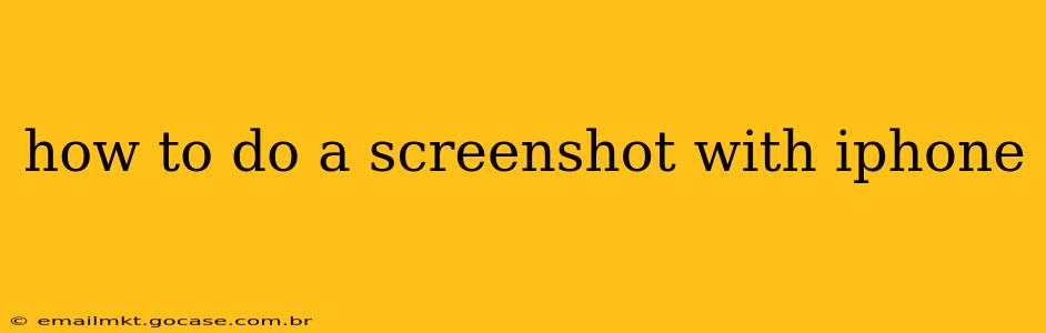 how to do a screenshot with iphone
