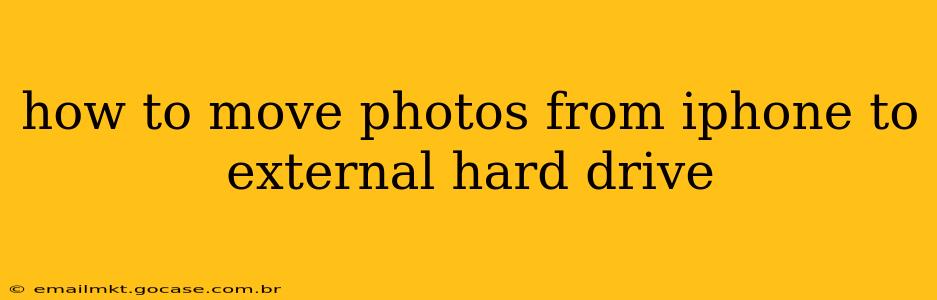 how to move photos from iphone to external hard drive