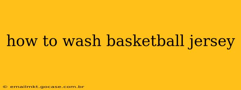 how to wash basketball jersey