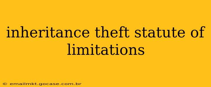 inheritance theft statute of limitations