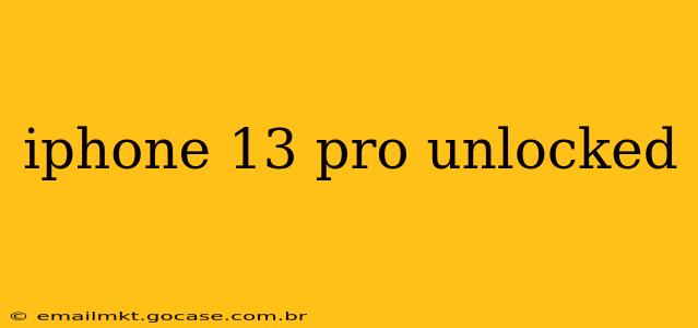 iphone 13 pro unlocked