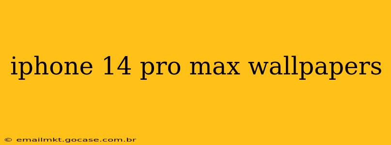 iphone 14 pro max wallpapers