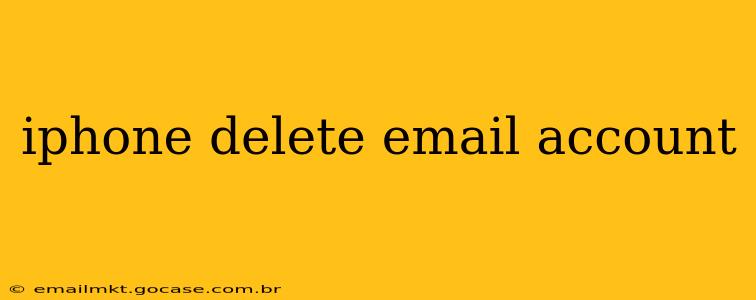 iphone delete email account