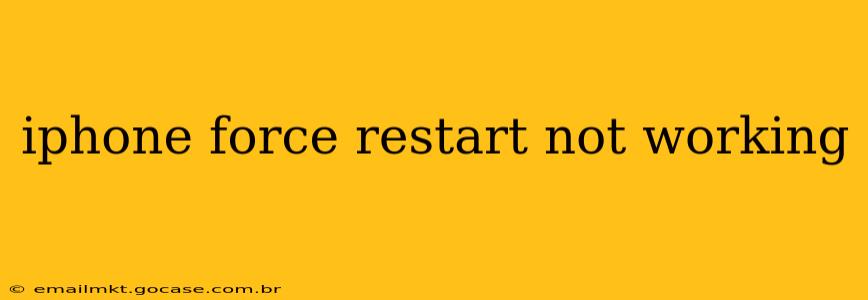 iphone force restart not working