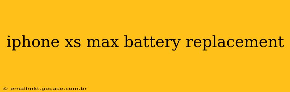 iphone xs max battery replacement