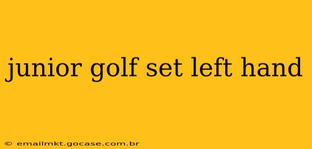 junior golf set left hand