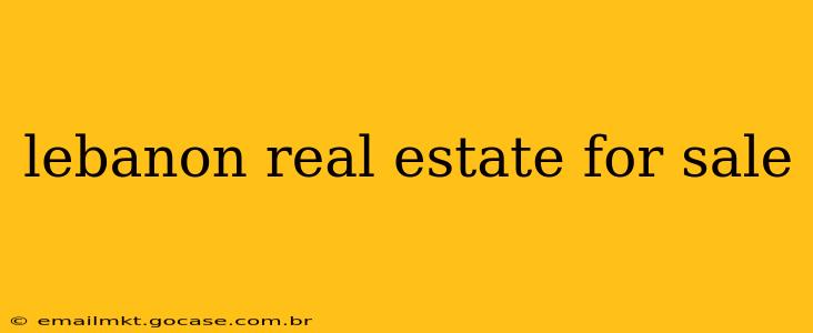 lebanon real estate for sale