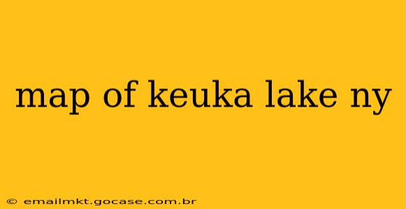 map of keuka lake ny