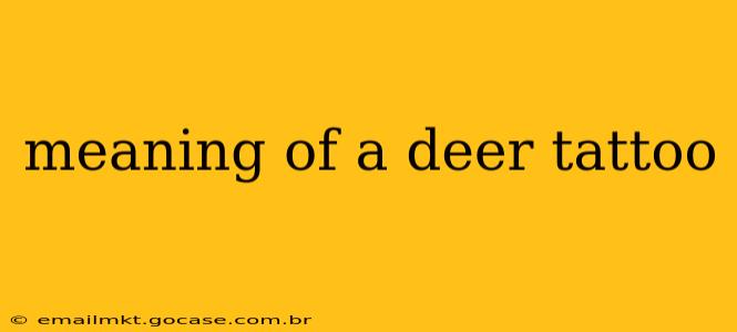 meaning of a deer tattoo