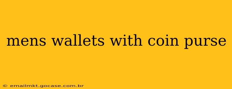 mens wallets with coin purse