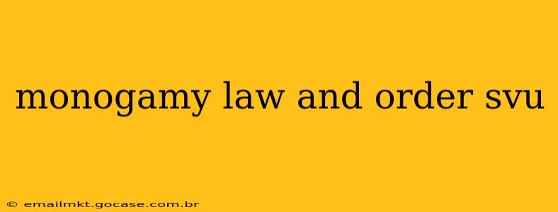 monogamy law and order svu