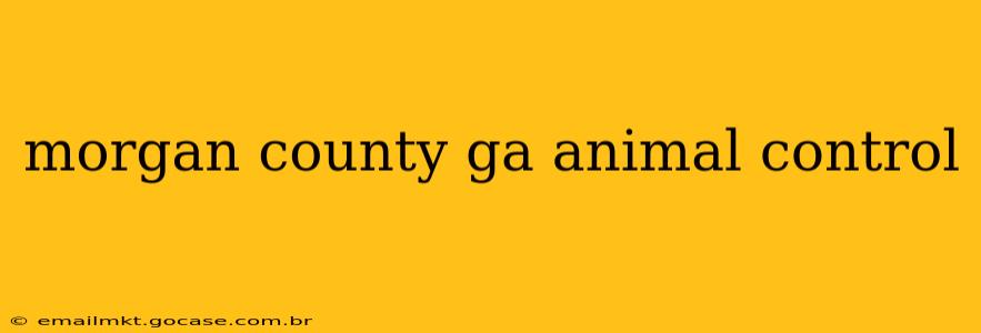 morgan county ga animal control