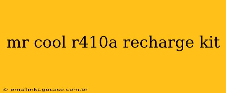 mr cool r410a recharge kit