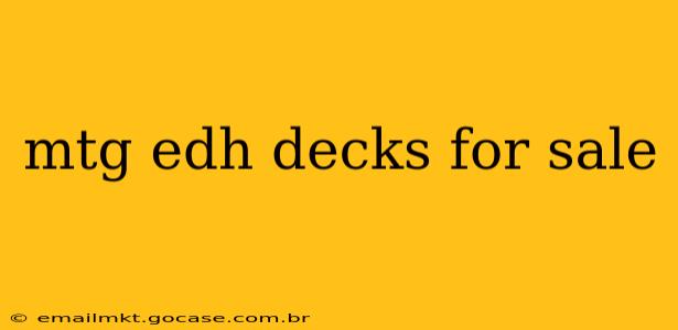 mtg edh decks for sale
