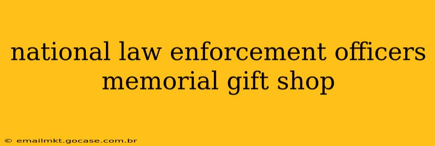 national law enforcement officers memorial gift shop