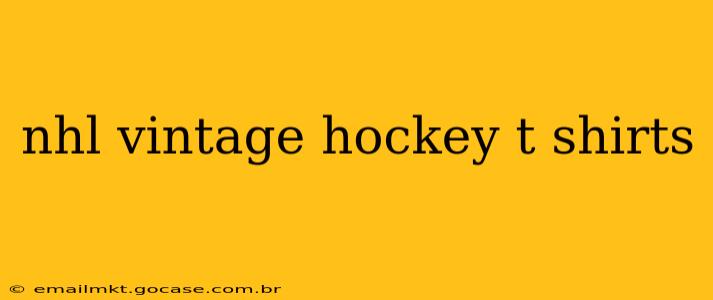 nhl vintage hockey t shirts