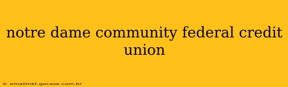 notre dame community federal credit union