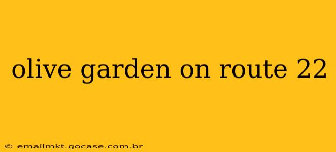 olive garden on route 22