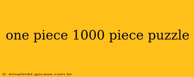 one piece 1000 piece puzzle