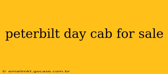 peterbilt day cab for sale