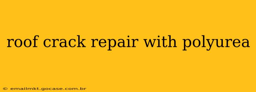 roof crack repair with polyurea