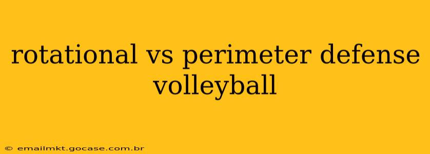 rotational vs perimeter defense volleyball
