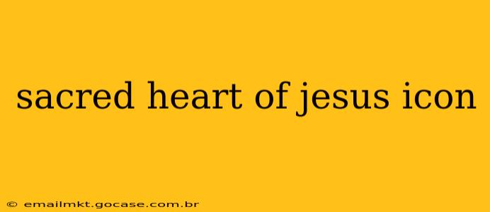 sacred heart of jesus icon