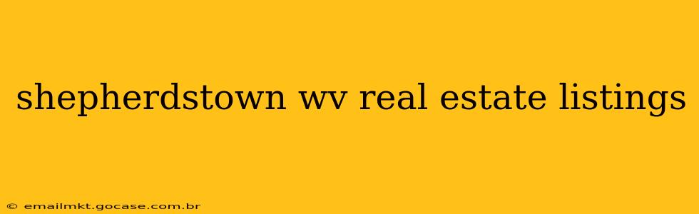 shepherdstown wv real estate listings