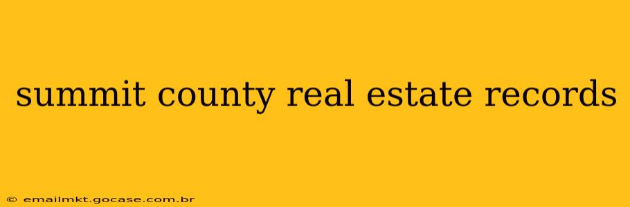 summit county real estate records