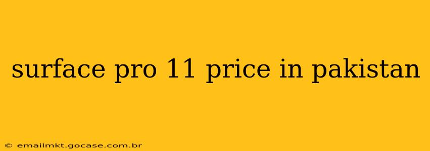 surface pro 11 price in pakistan