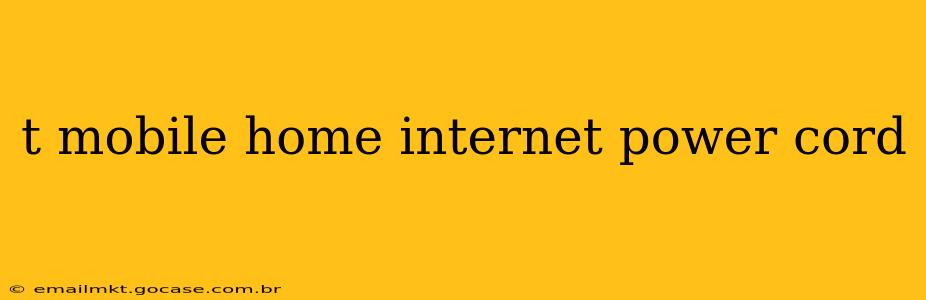 t mobile home internet power cord