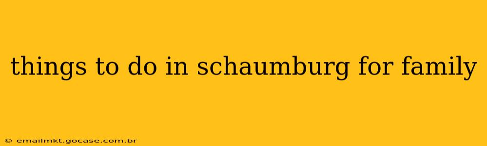 things to do in schaumburg for family