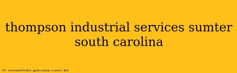 thompson industrial services sumter south carolina