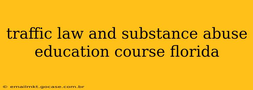 traffic law and substance abuse education course florida