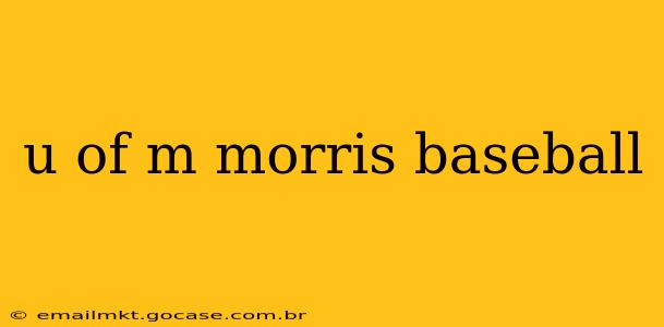 u of m morris baseball