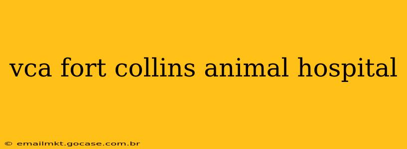 vca fort collins animal hospital