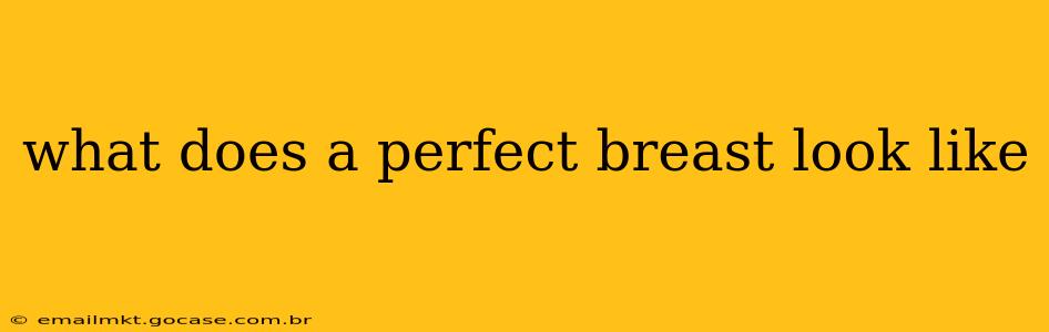 what does a perfect breast look like