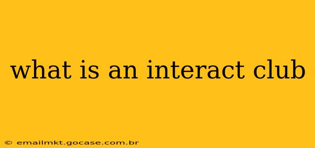 what is an interact club