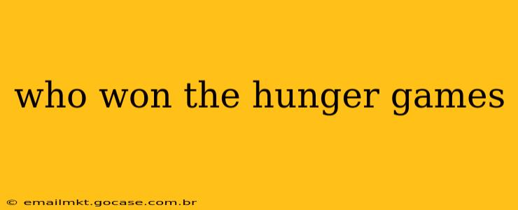 who won the hunger games