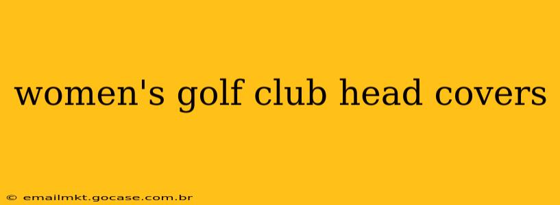 women's golf club head covers