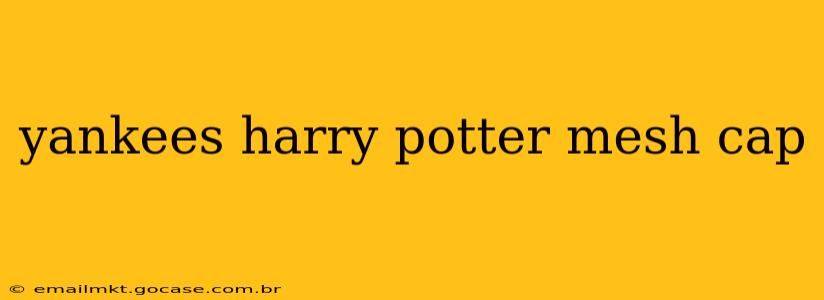 yankees harry potter mesh cap